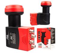 LNB Quad 0,1 dB Sky 3D Full HD Compatible Numérique Neuf Switch HDTV