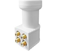 LNB Quad HD-Profi 0,1 dB Gain 60 dB Tête Universelle 4 Sorties Full HD 3D 4K
