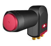 LNB Quad - OPTICUM - Red Rocket - Facteur de bruit 0,1dB - Connecteur plaqué or - Protection étanche