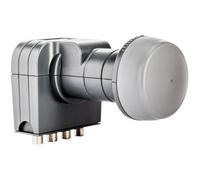 fuba DEK 417 Tête LNB quattro Nombre d'abonnés: 4 Capacité de chargement: 40 mm avec switch gris