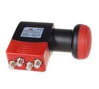 Maclean LNB satellite MCTV-671 Quad (4 sorties) – Gain jusqu'à 70 dB – Facteur de bruit 0,1 dB
