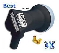 Lnb Single Best Germany High Gain 70 Db !! + 2 Fiches Or - Tête Parabole Universelle Compatible Canal+ Canalsat G