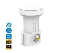 LNB SINGLE HIGH GAIN 70 DB - FACT.BRUIT 0,1DB FULL HD 4K TNTSAT ASTRA FRANSAT