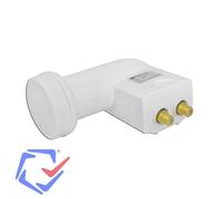 LNB twin - OPTICUM - Robust Twin - Sortie twin - Série RED (rouge) - Compatible double tuner