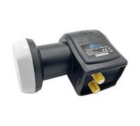 LNB Twin Tête Universelle 0,1 dB Gain 60 dB Full HD 3D Ultra HD 4K Gold