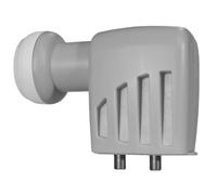 LNB Twin - Universel - 2 Sorties - Fréquence 10.70/12.75 GHz - Température -30°C à 60°C