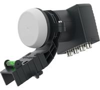 LNB universel Quad 4 sorties pour antenne satellite Freesat Sky HD TV Récepteur satellite pour MK4 Zone Dishes Feed Horn Design avec support de niveau à bulle