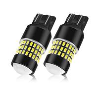 LncBoc 7440 Ampoules LED W21W 78SMD 3014 Avec Lentille de Projecteur Super Lumineux 1800LM Pour Voiture Auto Parking Reverse Feux Xenon Blanc 6500K 2PCS