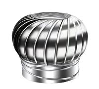 Lnder Extracteur De FuméEs Rotatif ÉOlien Hotte De Désenfumage Cache Ventilation Extracteur De FuméEs Rotatif ÉOlien en Acier Inoxydable Résistant Aux Intempéries (Size : 160mm/6.3")