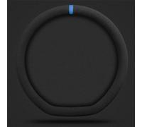 LNDGHC Couvre Volant de Voiture en Daim pour Volkswagen VW Golf/Polo 5 6 7 8 GTE GTI GTD Clubsport, Diamètre 37 cm, Bleu