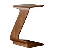 LNGCLTEZ Table d'appoint en bois - Table basse C - Petite table de lit - Table d'appoint pour canapé - Table d'appoint pour petits espaces