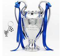 LNGODEHO 44cm Trophée champion d'Europe de football, réplique de la Coupe de la Ligue Saint-Bernard en résine