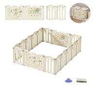 Lnhcrbs Parc Bebe Pliant pour Bébé, Stable Et Antidérapant, Parc Bebe Pliable pour Bébé Est Stable Et Antidérapant Grâce Aux Verrous De Sécurité, Parc Bebe Modulable Peut Changer De Forme
