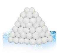 Lnhgh Billes Filtrantes - Média Filtrant Piscine | Accessoires Réutilisables pour Pompe à Eau Optimisation Filtration Natation