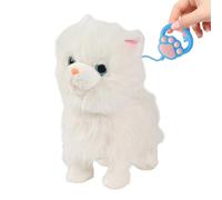 Lnhgh Chien en peluche électrique - Compagnon animal alimenté par piles qui chante - Jouet électronique interactif pour , garçons, filles, anniversaire, vacances, Noël