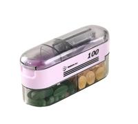 Lnhgh Coupe-Compimés Compact | Outil de Coupe de Médicament Réglable | Broyeur de Pilules et Comprimés - pour Voyage Professionnel Fitness Patients Aidants Amateurs de Santé Bureau Famille