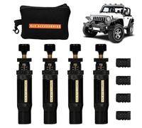 Lnhgh Dégonfleurs de pneus Accessoires Tout-Terrain,Dégonfleurs de pneus à air - Dégonfleur de Pneu réglable,Outil de gonflage à Visser 4x4, 4 pièces (10-30 PSI), arrêt Automatique Rapide pour