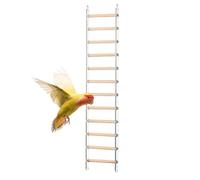 Lnhgh Échelde Perruche, écheld'oiseau | Perche d'escalade Toy Cage | Jouet d'échelamusant pour l'entraînement, avec Un Crochet Rotatif à 360 °, pour s tourtereaux, Perroquet, s perruches et Autres
