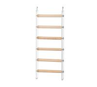 Lnhgh Écheld'oiseau pour Cage, échelde Cage d'oiseau | Perche d'escalade Toy Cage - Jouet d'échelamusant pour l'entraînement, avec Un Crochet Rotatif à 360 °, pour s tourtereaux, Perroquet, s