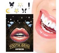 Lnhgh Ensemble de bijoux dentaires en C | Kit de cristaux pour décoration dentaire | Accessoires de réfléchissant les dents pour femmes et filles