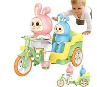 Lnhgh Jouet de Tricycle de Lapin électrique simulé - Jouet interactif de Tricycle de Lapin | Jouet Tricycle électrique pour, Jouet interactif électronique Lapin pour Cadeau d'anniversaire
