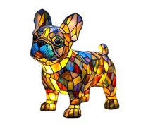 Lnhgh Lampe De Bureau Pour Chien | Lampe LED En Résine Teintée Mignonne | Veilleuse Pour Tout-Petits | pour Vacances Anniversaire Fête Bureaux Maison Chambre Bureau Seniors Jardin Ferme Jardin