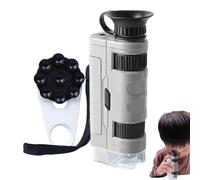 Lnhgh Microscope Portable pour,Jouet Scientifique Éducatif - Microscope pour Pièces | Apprentissage Scientifique Exploration Plein Air Étude Nature Projets Classe Cadeaux Anniversaire Noël