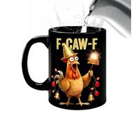 Lnhgh Mug à Café avec Thème de Poulet - Tasse en Céramique pour Boire du Lait - Mug à Boire,pour Hommes Femmes Maison Travail Routine du Matin Fête d'Anniversaire Week-end Loisirs Moments de