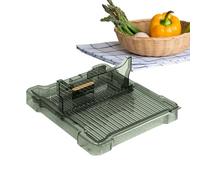 Lnhgh Repose-Cuillère Avec Porte-Couvercle,Organisateur Multifonctionnel - Support Multifonction pour Cuillère et Accessoires - Pour Adultes Cuisine Maison Planche Éplucheur Baguettes Cuisinières