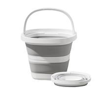 Lnhgh Seau Pliable en Plastique Grande Capacité - Récipient Polyvalent pour Eau Et Lavage,10L Seau Pliable Grande Capacité avec Poignée pour Camping Pêche Lessive Lavage de Voiture Plage