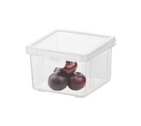 Lnhgh Support carré pour coton, distributeur Qtip, boîte de rangement pour tampons de maquillage, boîte de rangement pour cotons-tiges, boîte de rangement transparente pour cotons-tiges,