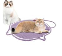 Lnhgh Tapis à gratter pour Chat, Tapis à gratter pour Chat, Griffoir Rond pour Chat avec Oreilles suspendues, Jouets pour Chats, Protecteur de Meubles, lit pour Chat pour Griffes de meulage
