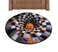 Lnhgh Tapis Halloween 3D Tapis Illusion 3D Matelassé Antidérapant Abîme
