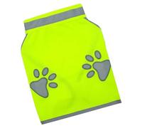 Lnhgh Veste de Chasse pour Chien,Veston Réfléchissant pour Chien De Chasse,Vêtement Fluorescent À Motif Patte pour Taille Petit Moyen Grand - pour Activités Nocturnes en Extérieur pour