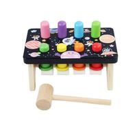 Lnhgh Whack Mole Game pour tout-petits, banc de marteau avec jeu de taupe de Whack en bois, jouet de marteau, éducatifs pour l'école maternelle