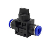 LNHHG Pressostat Raccord pneumatique, connecteur Rapide à 2 Voies, Tuyau de Tube 4mm 6mm 8mm 10mm 12mm, pièces pneumatiques à Air, contrôleur de commutateur en Plastique(12)