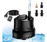 Lnicez Pompe à eau submersible 40 W 3000 L/H Pompe à aquarium ultra silencieuse avec câble 1,8 m