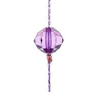 LNIMIKIY Rideau de perles en forme de goutte d'eau pour porte et fenêtre, panneau décoratif pour salon, chambre à coucher, 1 m x 2 m, violet, taille unique