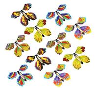 LNJ 10 Pcs Papillon Volant Magique - Jouet Papillon Volant - Flying Butterfly pour Jeu Surprise Anniversaire Enfant,Petit Jouet pour Pochette Surprise, Cadeau de Mariage