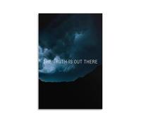 LNJNBOTK The Truth Is Out There The X Files Poster mural Impression d'image moderne Décoration de chambre familiale 20 x 30 cm