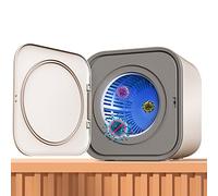 LNLN Mini SèChe-Linge 200 W, 5 Minutes/2 Heures De RéGlage Tactile à Deux Vitesses, Support Mural/Bureau, pour sous-VêTements/Serviettes/Chaussettes/Outils De Maquillage.