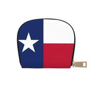 LNNIUK Portefeuille imprimé drapeau du Texas pour cartes de crédit et cartes de visite pour homme et femme, taille compacte pour adultes, blanc, One Size