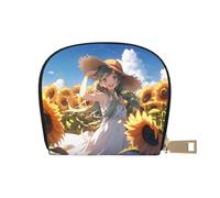 LNNIUK Portefeuille imprimé « You Are My Sunshine Sunflower1 » pour cartes de crédit, cartes de visite pour homme et femme, taille compacte pour adultes, blanc, One Size