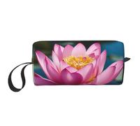 LNNIUK Spirit of the Lotus Trousse de toilette de voyage avec fermeture éclair