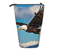 LNNIUK Trousse télescopique avec imprimé aigle volant - Porte-stylos - Organiseur de bureau
