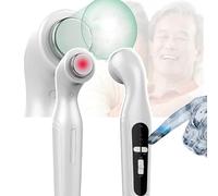 LNNLOO Machine De Thérapie par Ultrasons Portable (1 MHz-3 MHz), Synchronisation De 15 Minutes + 3 Vitesses Réglables, Physiothérapie + Zone De Rayonnement De 4 Cm²,White