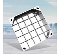 LNNNW couvercle d'égout Couvercle et cadre de regard invisibles, couvercle bassin d'égout à encastrer invisible, for patios, jardins, écoles pour intérieur/extérieur(5cm,80 * 80cm/31.5 * 31.5in)