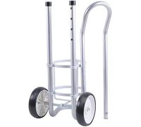 LNNNW Removable Oxygen Acetylene Bottle Cart Portable, Factory Workshop Hospital Gas Single Cylinder Trolley with Fixed Strap Support mural pour cylindre(15.8cm (6 1/5in))