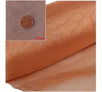 LNNW Rouleau de maille en cuivre 40 mailles, cuivre robuste, antistatique, flexible et facile à couper Maille de cuivre (Color : Red Copper, Size : 1x10m)