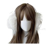 LNNXSZ Cache Oreille Cache-oreilles chauds et moelleux for femmes, protège-oreilles à bandeau, protection contre le froid en hiver(White)